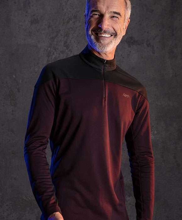 Tee shirt running manches longues homme| Hauts Homme