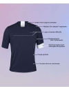 image 3D T-shirt homme avec détails techniques