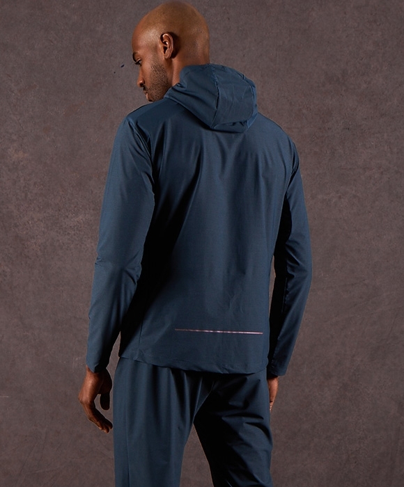 running jacket sportswear from the back running jacket sportswear from the back