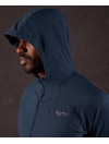 running jacket sportswear detail capuche