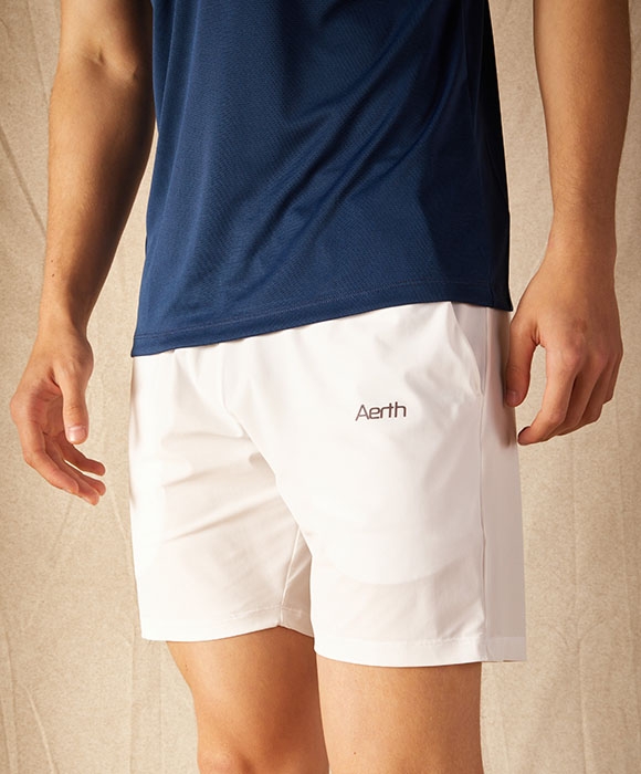 Le short de running blanc pour homme Sensation Short d'Aerth