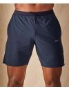 Le short de running bleu marine pour homme Sensation Short d'Aerth porté de face