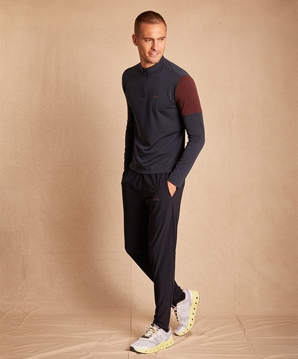 Running Tee Aerth Thermabase manches longues Homme vue de face Running Tee Aerth Thermabase manches longues Homme vue de face