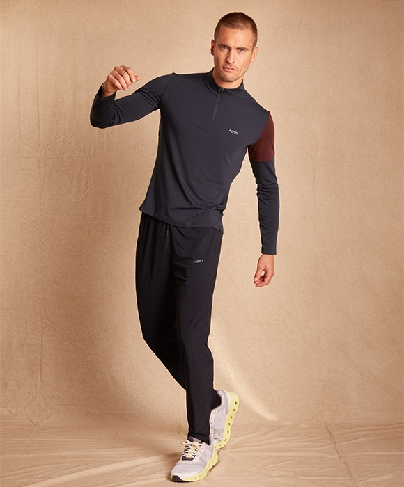 Running Tee Aerth Thermabase manches longues Homme vue de face