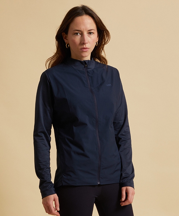 Winrun Jacket pour femme, pièce bi-matière pour la course à pied