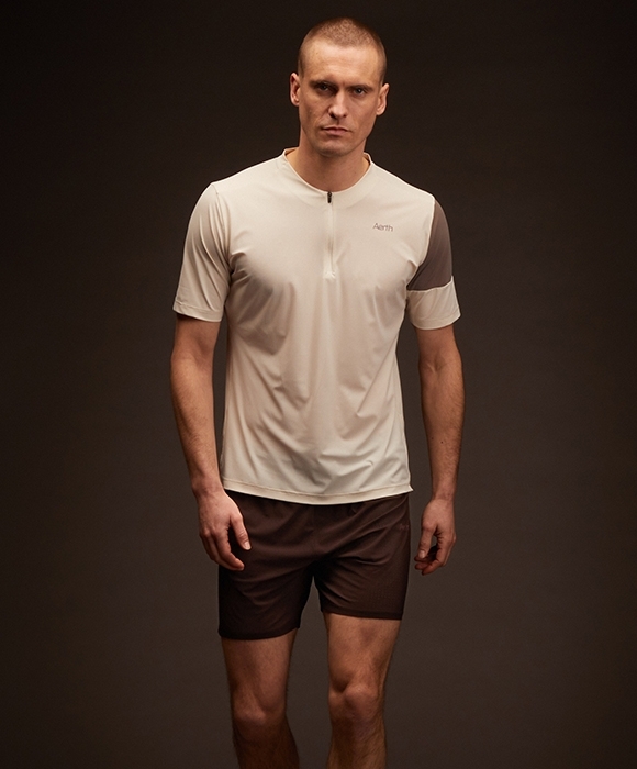 Aerth T-Shirt de running Skin Racer Tee manches courtes de face