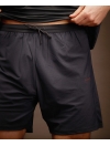 Ultra light micro-perforated running shorts.