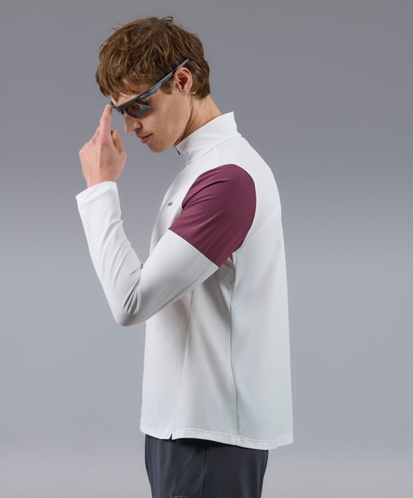 Skin racer shell manches longues running Homme