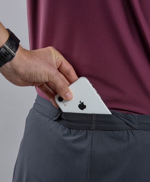 Aerth - short de running Track Series Short Smoke Shadow