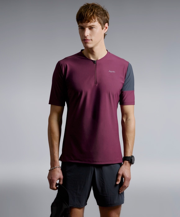Skin Racer tee Homme haut de running manches courtes