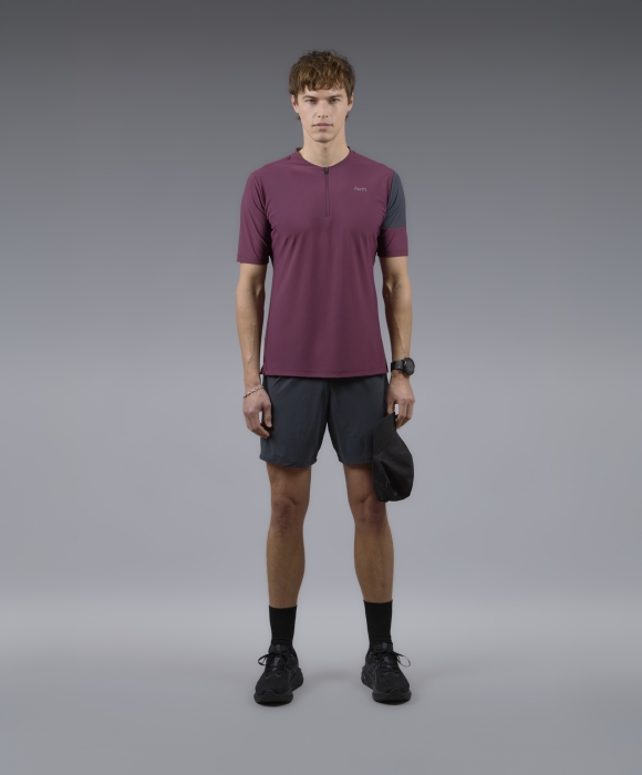 Skin Racer tee Homme haut de running manches courtes