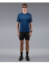 Running Tee pour homme bleu manches courtes Running Tee pour homme bleu manches courtes