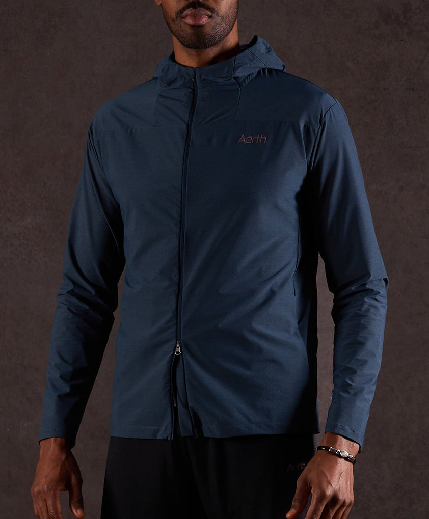 running jacket de face
