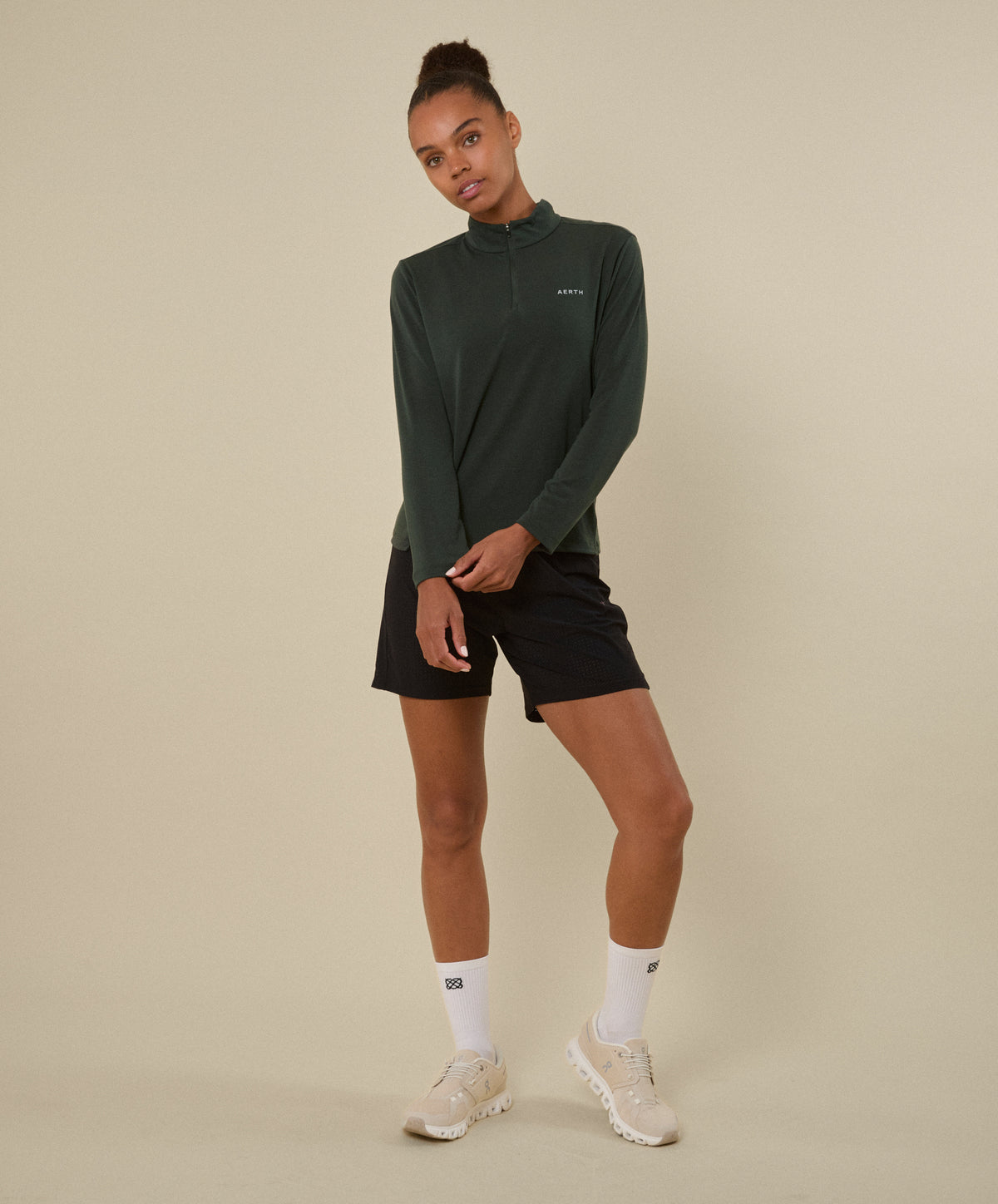 SOFT ZIP QUARTER ZIP - Femme